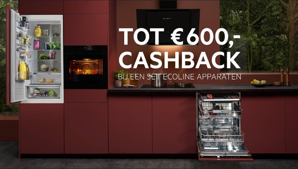 Tot 600 euro cashback